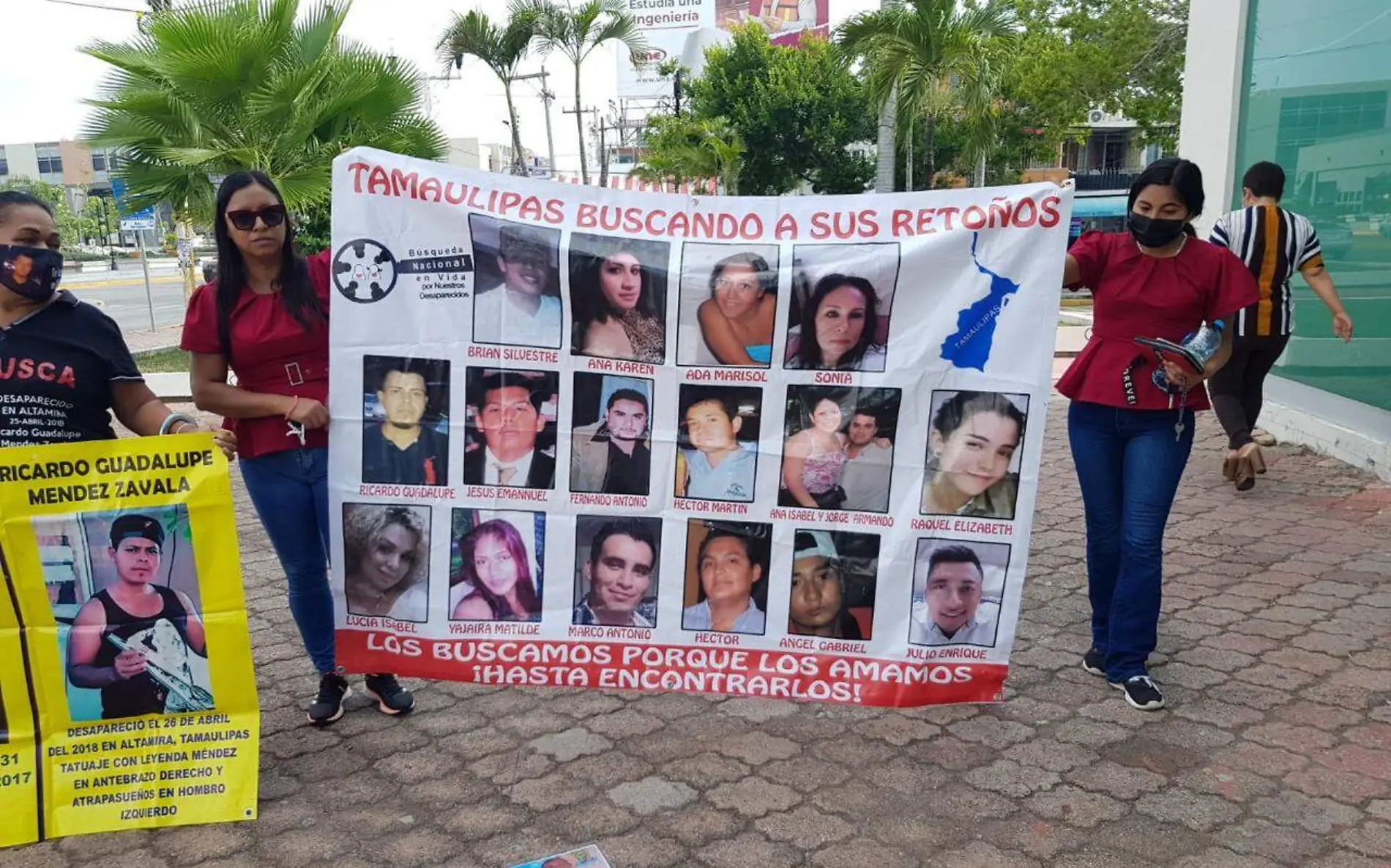 Con protestas pacíficas recuerdan a las personas desaparecidas en Tamaulipas Juan Hernández Jaime Jiménez (3)